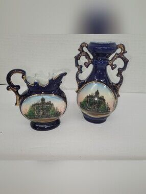 Dresden Germany Porcelain Souvenir pieces. Walla Walla Washington